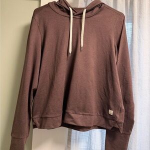 Vuori Halo Essential Brown Hoodie